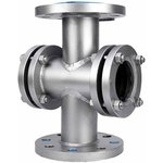 Стекло смотровое IG-321-F Ду15 Ру25 нержавеющая сталь, фланцевое