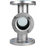 Стекло смотровое IG-321-F Ду15 Ру25 нержавеющая сталь, фланцевое