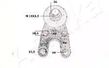 Фото 1/3 7300006, Опора шаровая