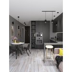 Светильник 4002 накладной настено-потолочный под лампу GU10 черный IEK