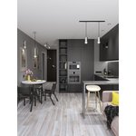 Светильник 4006 накладной настено-потолочный под лампу GU10 хром IEK