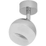 Светильник 4011 накладной настено-потолочный под лампу GX53 хром IEK
