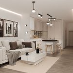 Светильник 4011 накладной настено-потолочный под лампу GX53 хром IEK