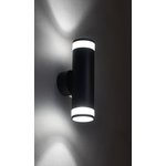 Светильник 4009 накладной настенный под лампу 2хGU10 черный IEK