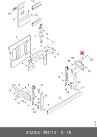 394714, Шайба 8,4х34 SCANIA