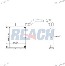 11811083, Радиатор отопителя
