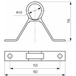 10800081, Anchor bracket CB 600