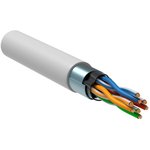 LC1-C5E04-328, ITK Витая пара F/UTP кат.5E 4х2х24AWG LSLTx белый (305м)