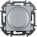 673792, Rotary-push light regulator 300W aluminum INSPIRIA