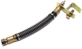 33023116010, Удлинитель вентиля для подкачки внутреннего колеса ГАЗ 3302 в сборе (с кронштейном, пружиной) – купить оптом и в розницу