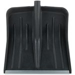 Лопата для уборки снега большая 420х420мм без черенка пластик. 68100