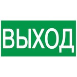 Пиктограмма (наклейка) 200х100 мм "ВЫХОД" | YPC30-2010V | IEK