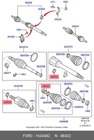 1624482, Кольцо стопорное