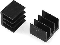 Охладитель (радиатор охлаждения) 15x16x12, тип F22, алюминий, BLA007-15, черный – купить оптом и в розницу