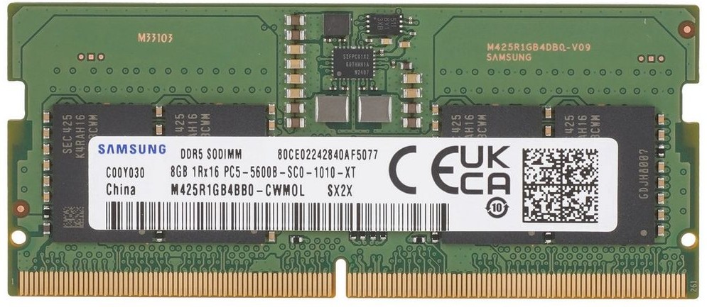 Оперативная 8GB×2 DDR5-5600B SAMSUNG память (M425R2GA3BB0 DDR5-5600 16GB Samsung SO-DIMM メモリー