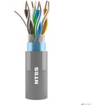 NTSS Кабель витая пара NTSS F/UTP 5e 4 пары одножильный 24AWG медь 305м ...