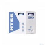 NTSS Кабель витая пара NTSS F/UTP 5e 4 пары одножильный 24AWG медь 305м ...