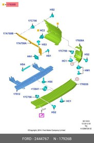 2444767, КРЫШ. БАМПЕРА