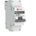 MCB47100-1-100C-pro, Circuit breaker VA 47-100, 1P 100A (C) 10kA PROxima