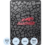 SSD 2.5" Apacer AP512GAS350-1 Panther AS350 512GB SATA 6Gb/s 3D TLC 560/540MB/s ...