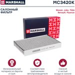 MC3420K, Фильтр салона Renault Fluence 10-, Megane III 09- ...