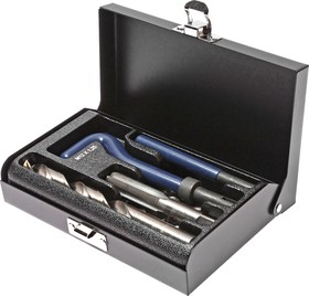 Фото 1/2 Набор для восстановления резьбы (вставки M12x1.25, длина 16.3мм, 10шт) 14 предметов JTC /1