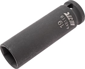 Фото 1/2 Головка торцевая ударная глубокая тонкостенная 6-гранная 1/2 х 19мм, длина 82мм JTC /1/10/100