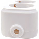 IEK Розетка переносная разб. К02 2 места CLASSIC