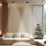 16-121 Светильник накладной под Led лампу, GX53, max 15Вт, IP20, черный ...