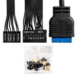 EX298140RUS, Корпус Miditower ExeGate AA-443U-AA350 (ATX, AA350 8 см ...