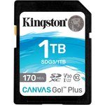 Флеш карта Kingston 1Tb SDXC Canvas Go Plus 170R C10 UHS-I U3 V30/Kingston 1Tb ...