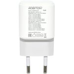 CHARGER65-CW, Блок питания с разъемами USB-A и Type-C, GAN, PD 65Вт, макс ...