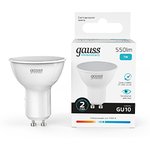 Лампа светодиодная Elementary MR16 7Вт 4100К GU10 550лм Gauss 13627