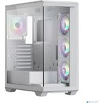 XASTRA Корпус Q600 4ARGB-C10-WH White ATX/Aquarium/ Screewless/3x120mm ARGB PWM ...