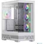 XASTRA Корпус Q700 4ARGB-C10-UC White ATX/Aquarium/ Screewless/4x120mm ARGB PWM ...