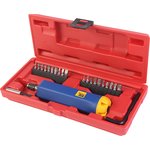 Отвертка динамометрическая 1/4 с набором бит и адаптеров (в кейсе) JTC /1