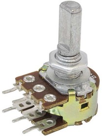 16K2 F 2*50k, вал с лыской L-20мм – купить оптом и в розницу