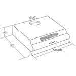 Р-3060 WK-7 нержавеющая сталь, Кухонная вытяжка Akpo P-3060 WK-7 нержавеющая сталь