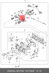 95710898, Ручка троса