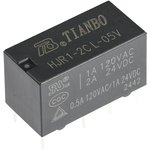 HJR1-2C-L-5VDC, Реле 2 пер. 5VDC, 1A/120VAC