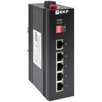 EKF Промышленный неуправляемый коммутатор U-5GT, 5 портов 10/100/1000Base-T(X) ...