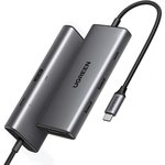 15531_, Разветвитель USB UGREEN CM498 (15531) USB-C To HDMI+2xUSB A+ USB-C+SD/TF+PD