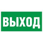Пиктограмма (наклейка) 200х100 мм "ВЫХОД" | YPC30-2010V | IEK