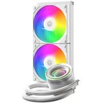 Система водяного охлаждения ID-COOLING FX240 Inf, 4-pin, ARGB, 120мм, белый ...