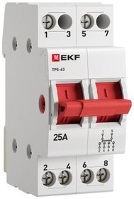Трехпозиционный переключатель ТПС-63 2P 25А | TPS225 | EKF – купить оптом и в розницу