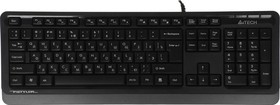 Фото 1/10 Клавиатура A4TECH Fstyler FK10, проводная, USB, мембранная, черный/серый [fk10 grey]