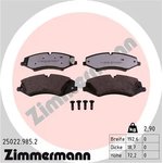 250229852, Колодки тормозные дисковые передн ...