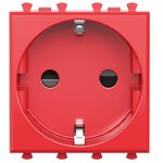 Socket "Red square", 2P+E, with s/w ...