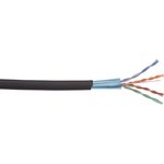 Каб. в. п. F/UTP кат. 5E 4x2х24AWG solid LSZH 305м чер. | LC3-C5E04-329 | ITK