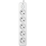AGNI TP-FD5E-3m-white, Cетевой фильтр AGNI плоский TP-FD5E-3m-white ...
